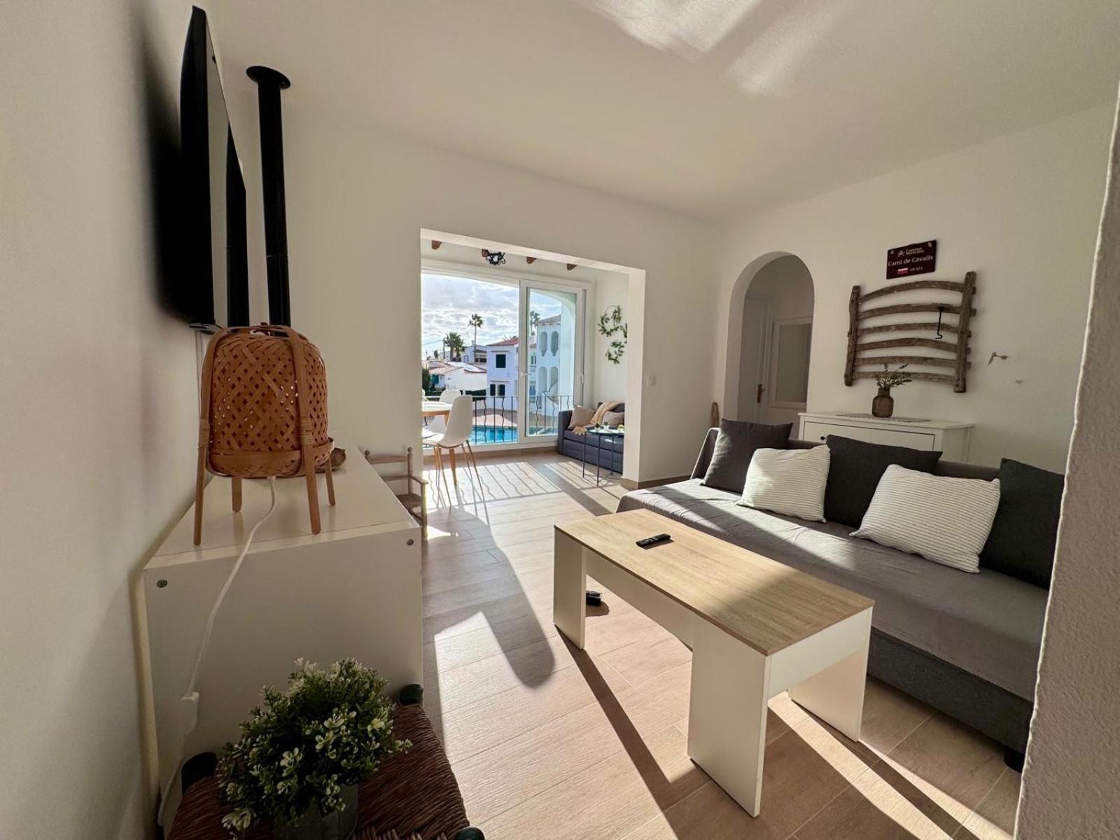 Precioso Apartamento Residencial Con Piscina Cala En Porter  Dış mekan fotoğraf